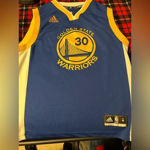 Boys Curry Size Medium Adidas Jersey.